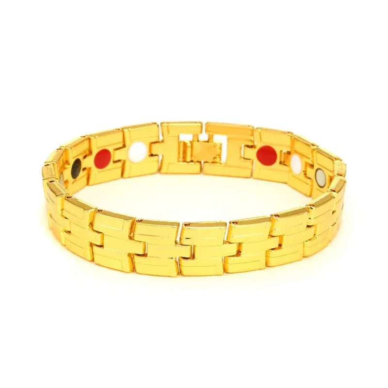 Trendy 4 Colors Weight Loss Energy Magnets Jewelry Slimming Bangle Bracelets Twisted Magnetic Therapy Bracelet Healthcare